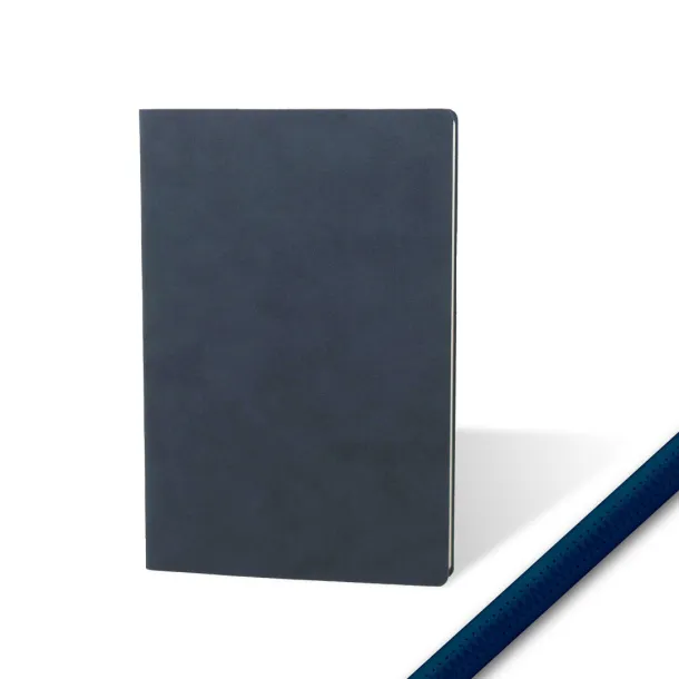 NUBUCK ECO MAXI B5 notebook with flexible covers Blue