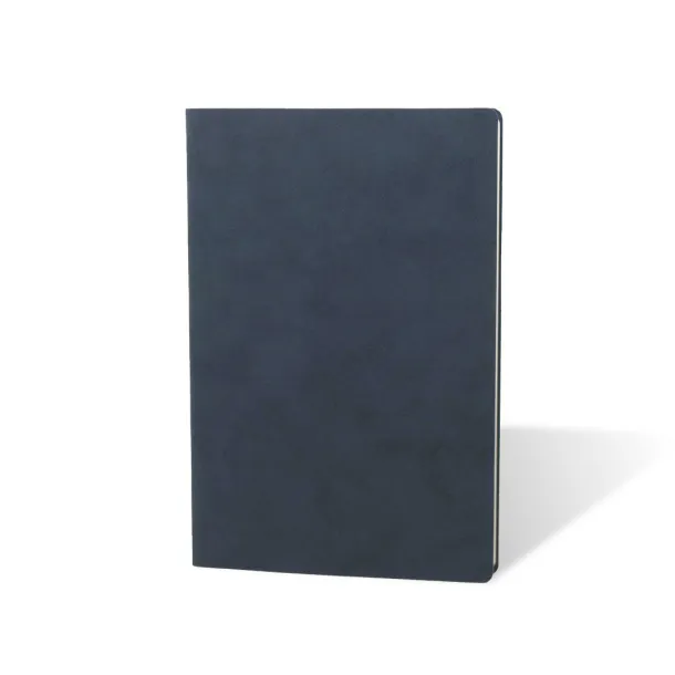 NUBUCK ECO MAXI B5 notebook with flexible covers Blue