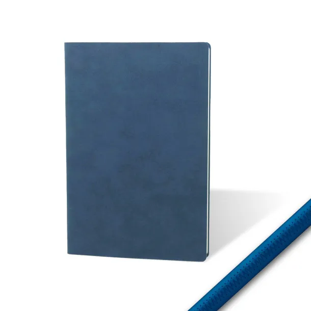 NUBUCK ECO MAXI B5 notebook with flexible covers Royal blue