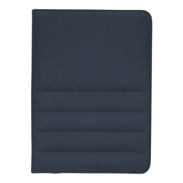  Impact AWARE™ RPET A4 portfolio with zipper - XD Xclusive Navy Blue 