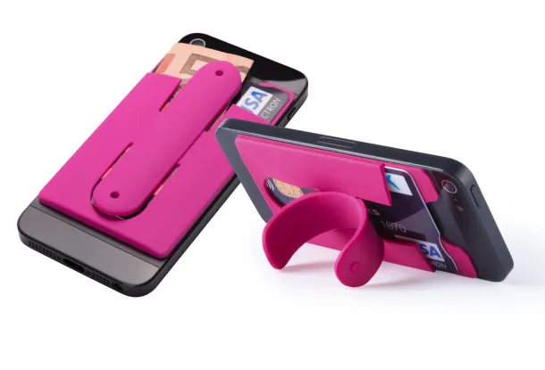 Blizz card holder mobile holder Pink