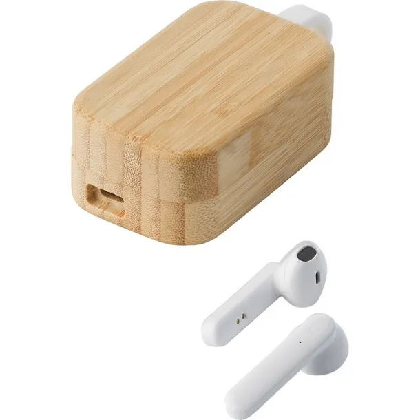  Wireless earphones wood