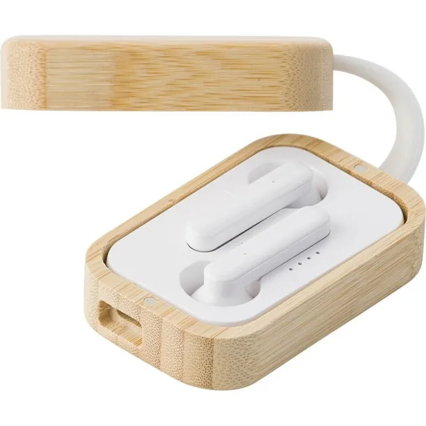  Wireless earphones wood