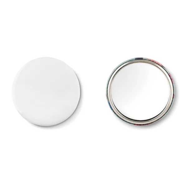 MIRROR Mirror button, metal Matt Silver