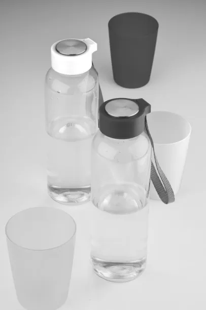 CLEAR Water bottle  500 ml White