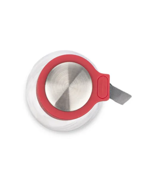 CLEAR Water bottle  500 ml czerwony