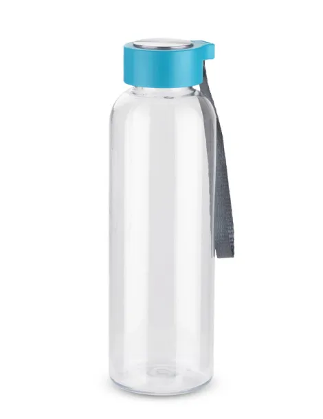 CLEAR Water bottle  500 ml Light blue