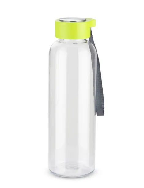 CLEAR Water bottle  500 ml Light green