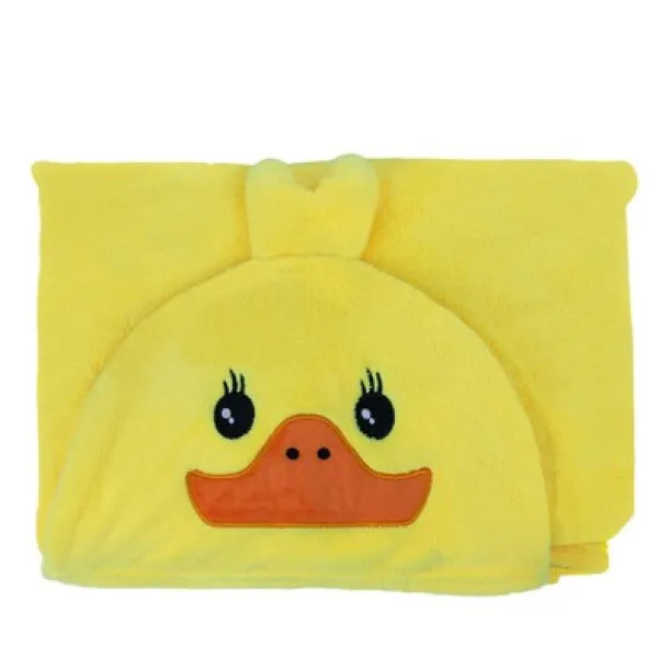 Simon Towel "animal", children size yellow