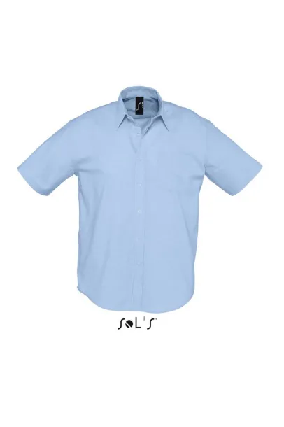  SOL'S BRISBANE - SHORT SLEEVE OXFORD MEN'S SHIRT - SOL'S Sky blue