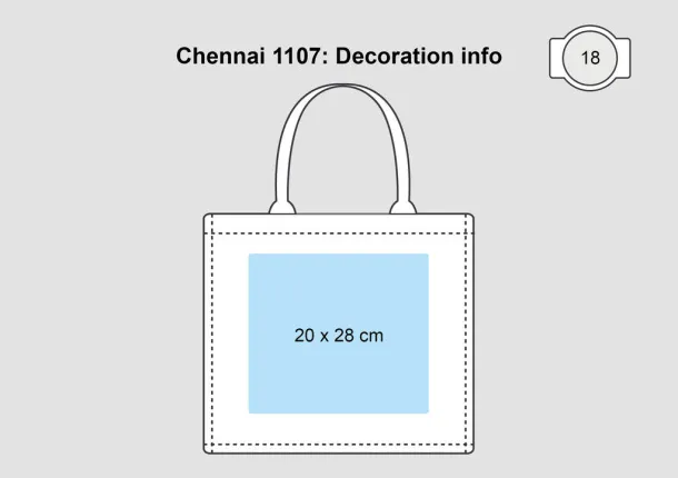  Chennai Short Handled Jute Shopper Bag - Shugon