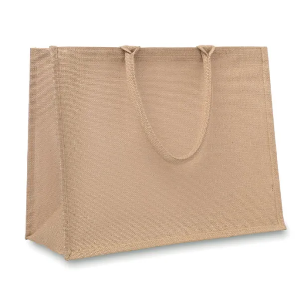 BRICK LANE Jute shopping bag Beige