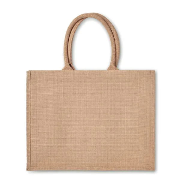 BRICK LANE Jute shopping bag Beige