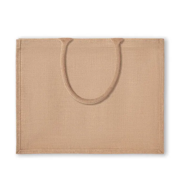 BRICK LANE Jute shopping bag Beige