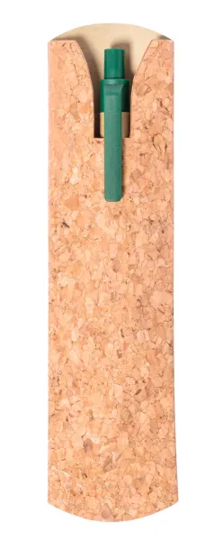 Brunia cork pen case Natural