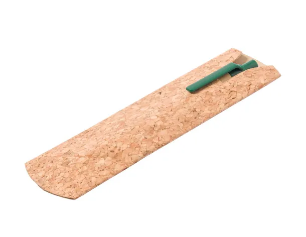 Brunia cork pen case Natural