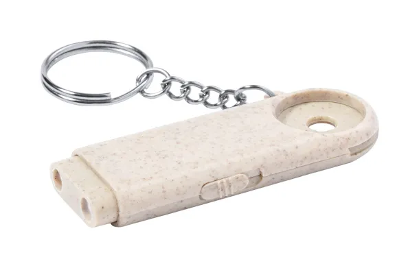 Evelyn trolley coin keyring Natural