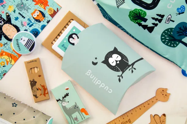 CreaBox Pillow S personalizirana poklon kutija u obliku jastuka Bijela