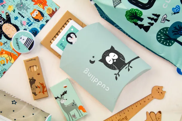 CreaBox Pillow S personalizirana poklon kutija u obliku jastuka Bijela