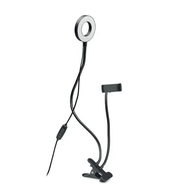 MINI HELO Portable selfie ring light Black