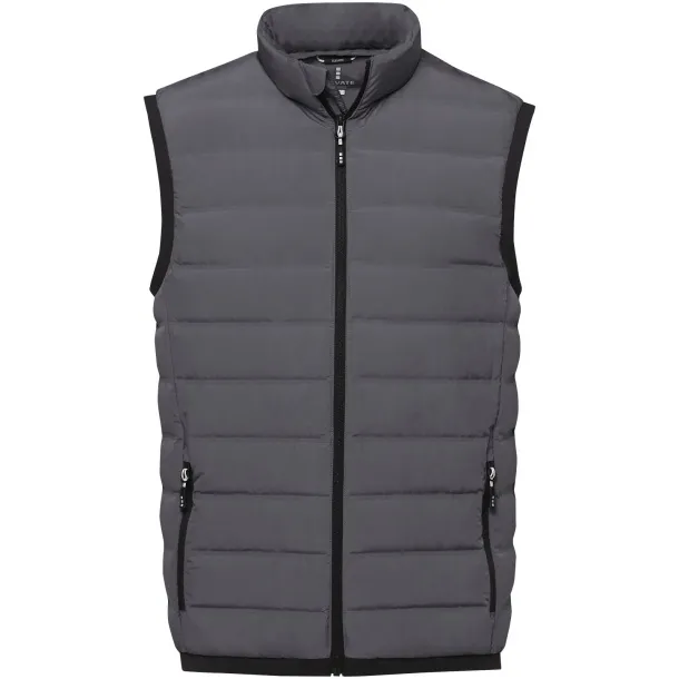 Caltha men's insulated down bodywarmer - Elevate Life Storm grey