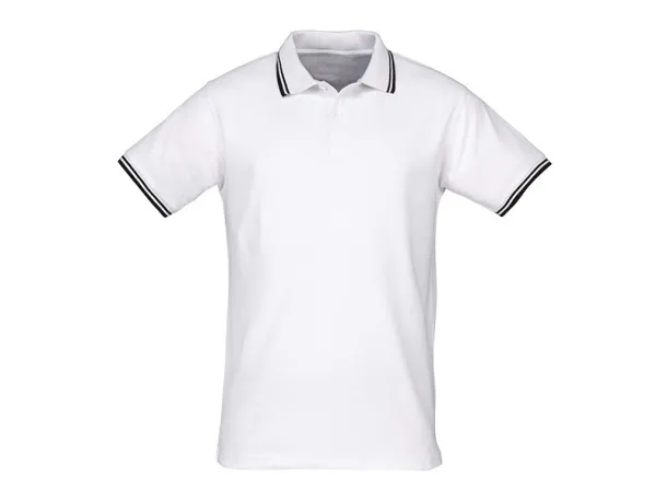 ADRIATIC tipping polo shirt - EXPLODE White