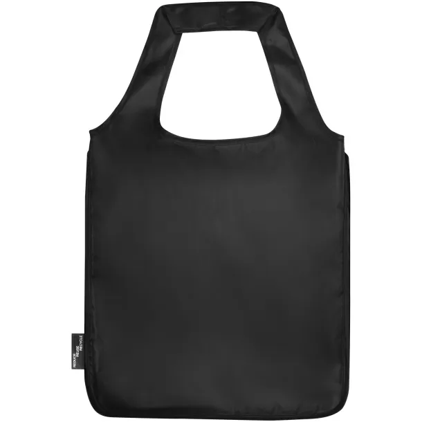 Ash RPET large tote bag Solid black