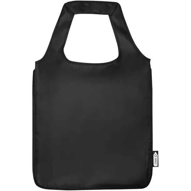 Ash RPET large tote bag Solid black