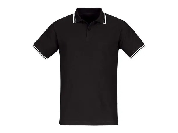 ADRIATIC tipping polo shirt - EXPLODE Black