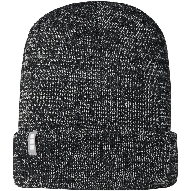 Rigi reflective beanie - Elevate Life Solid black