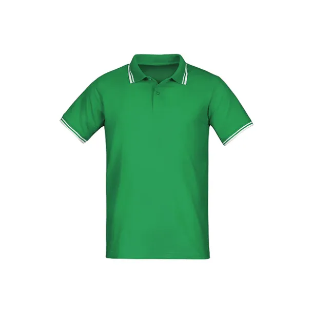 ADRIATIC tipping polo shirt - EXPLODE Kelly green