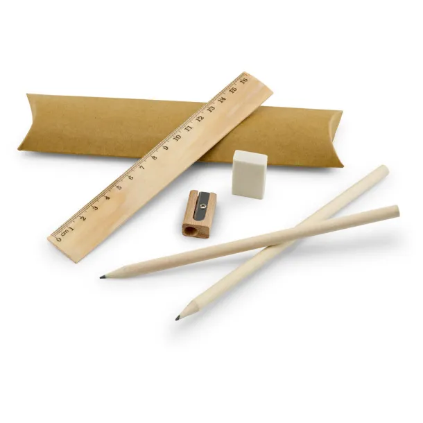 RHOMBUS Writing set Natural