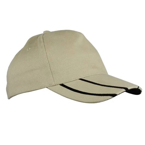 PORTO CAP 5 panel cap Beige