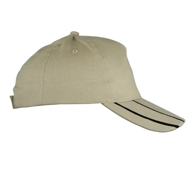 PORTO CAP 5 panel cap Beige