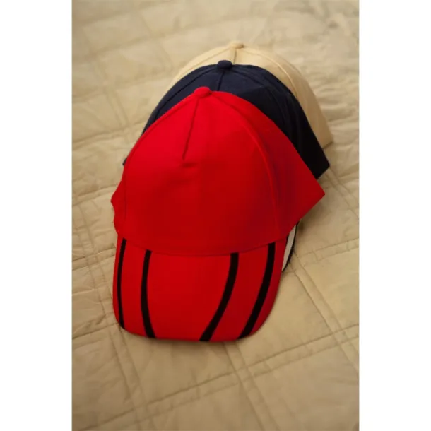 PORTO CAP 5 panel cap Red