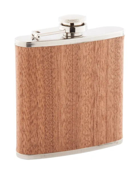 Forester hip flask Beige Silver