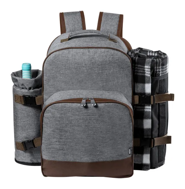 Seyman RPET picnic backpack Grey
