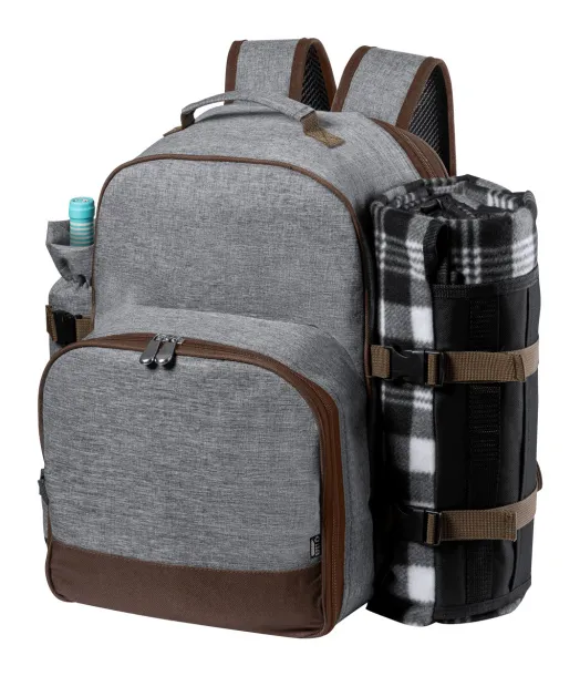 Seyman RPET picnic backpack Grey