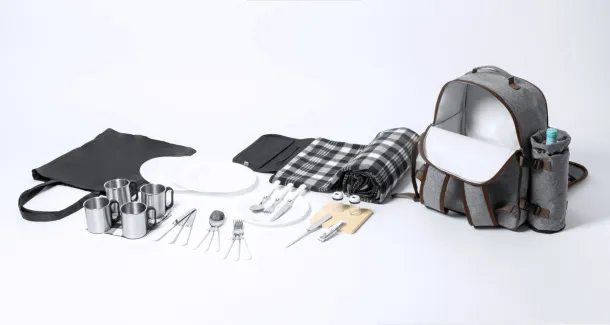 Seyman RPET picnic backpack Grey