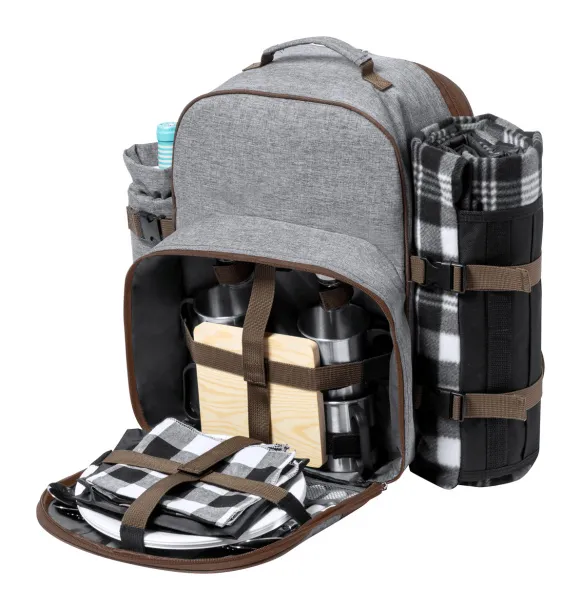 Seyman RPET picnic backpack Grey