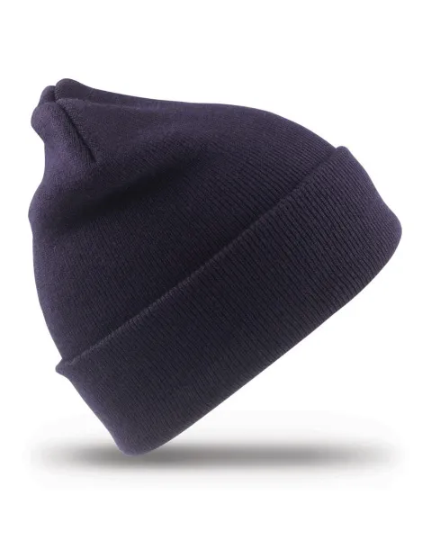  Recycled Woolly Ski Hat - Result Genuine Recycled Navy