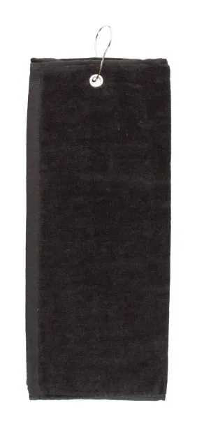 Pyrea golf towel Black