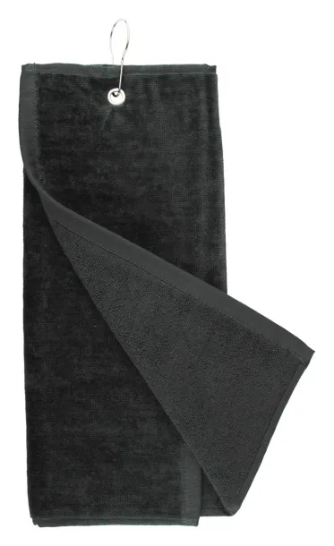 Pyrea golf towel Black