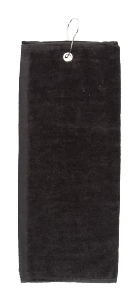 Pyrea golf towel Black