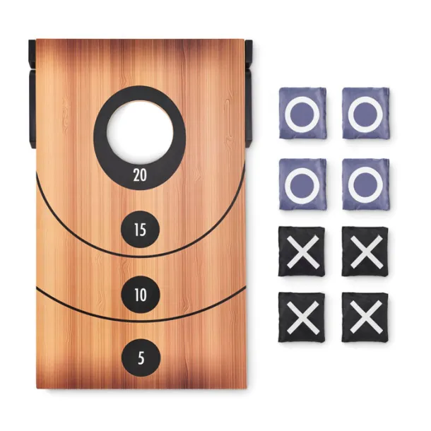 BAGGY Double sided MDF game set Wood