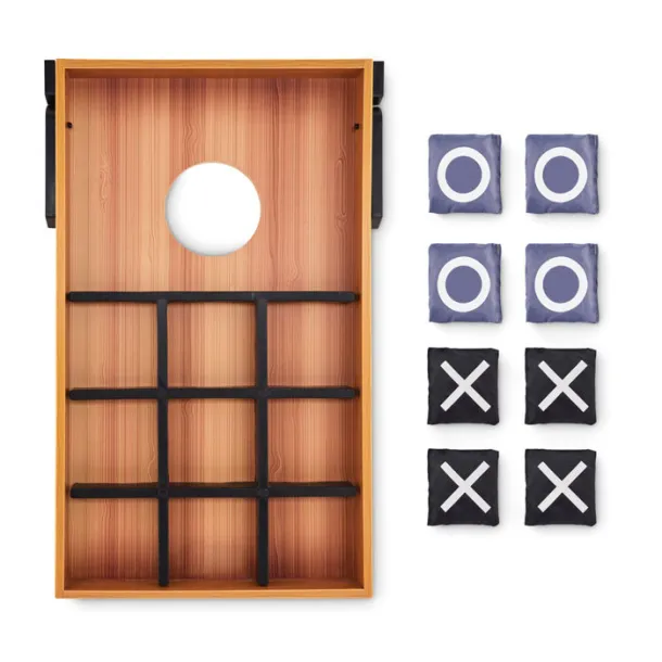 BAGGY Double sided MDF game set Wood