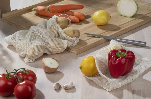 GREENS set mrežastih vrećica naturalny