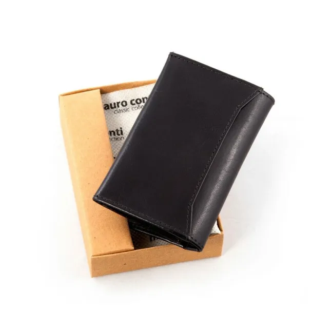  Mauro Conti business card holder black