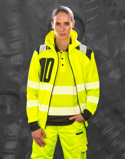  Recycled Robust Zipped Safety Hoody - Result Recycled