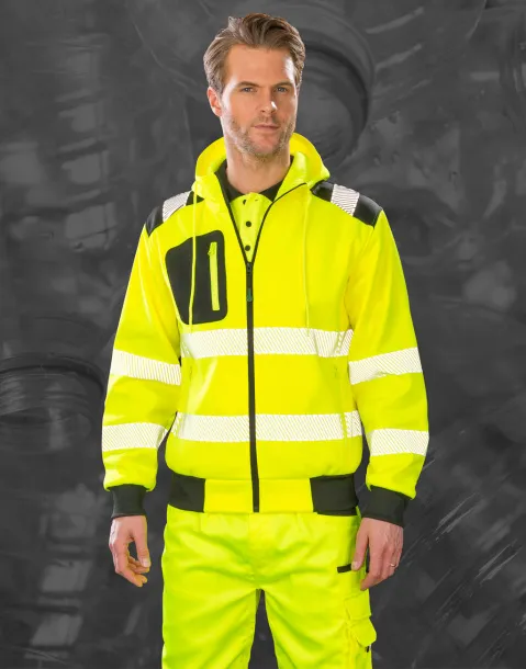  Recycled Robust Zipped Safety Hoody - Result Recycled